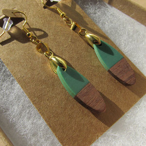 18K Gold Plated Multi Media Naturals Earrings